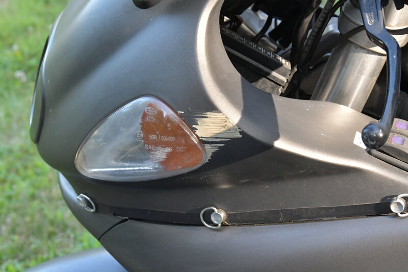 left signal scratches