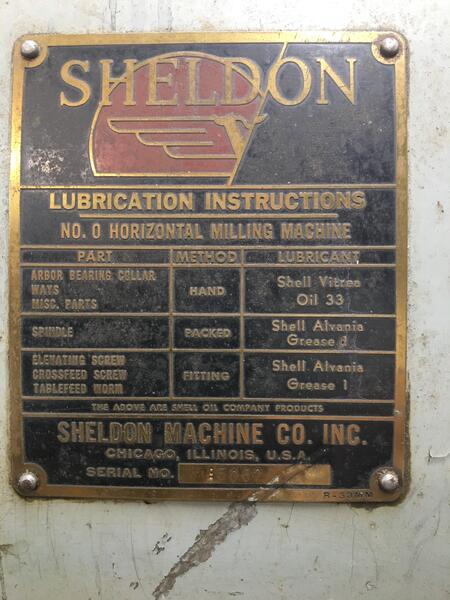 Sheldon nameplate